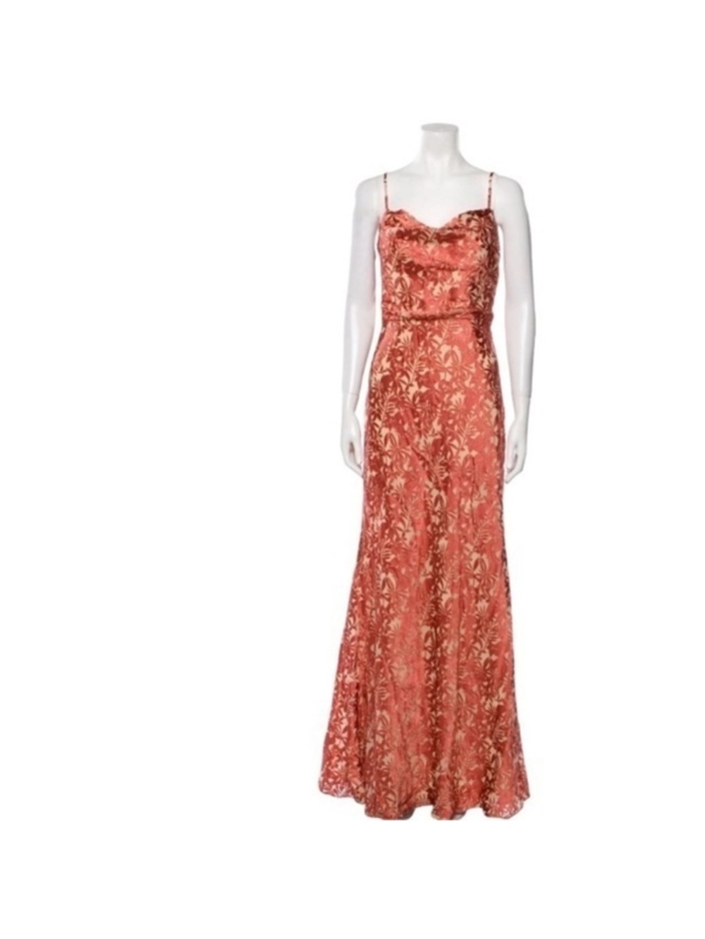Jenny Yoo Dahlia Dress pink, orangish colore size 6
